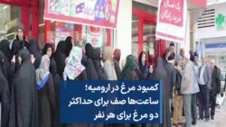 کمبود مرغ در ارومیه؛ ساعت‌ها صف برای حداکثر دو مرغ برای هر نفر