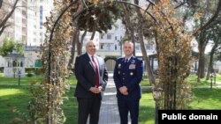 ABŞ-ın Avropa Komandanlığının briqada generalı Azərbaycana gəlib. (Foto: ABŞ səfirliyi)