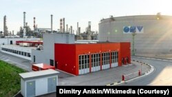 OMV Oil Refinery in Schwechat, Austria.