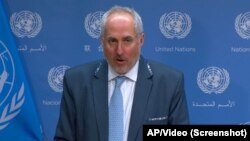 Juru bicara Sekjen PBB, Stephane Dujarric mengecam aksi kekerasan Israel di dalam Masjid Al Aqsa di Yerusalem. 