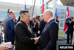 Lider Severne Koreje Kim Džong Un i predsednik Rusije Vladimir Putin u Vostočniju, kosmodromu u Amurskoj oblasti Dalekog istoka, Rusija, 13. septembar, 2023.(Foto:REUTERS)
