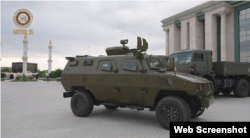 Gambar yang ditemukan oleh Oryx menunjukkan kendaraan militer produksi China "Shaanxi Baoji Tigers" di Rusia. (Foto: Oryx)