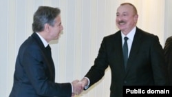 Antoni Blinken və İlham Əliyev (Rəsmi foto)