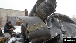 지난 1월 우크라이나 하르키우에 떨어진 북한산 미사일 파편.