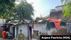 Gurugram, which adjoins New Delhi, India, is home to small tenements where low-income workers live.