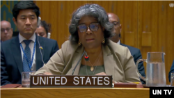 린다 토머스-그린필드 주유엔 미국 대사 (자료사진)