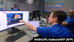 Video streaming yang dikirim melalui laser oleh tranceiver DSOC di pesawat ruang angkasa Psyche, hampir 19 juta mil dari Bumi, menampilkan seekor kucing bernama Taters, 11 Desember 2023. (Foto: NASA/JPL-Caltech/AFP)