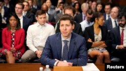 OpenAI CEO Sam Altman testifies before a Senate Judiciary Privacy, Technology & the Law Subcommittee hearing on Capitol Hill in Washington, May 16, 2023.