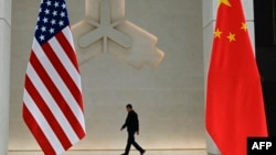 资料照：美中国旗