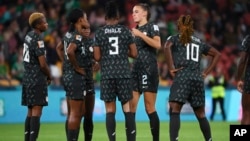 'Yan wasan Najeriya na Super Falcons (AP)