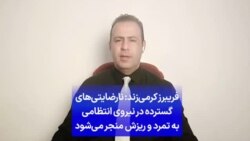 فریبرز کرمی‌زند: نارضایتی‌های گسترده در نیروی انتظامی به تمرد و ریزش منجر می‌شود