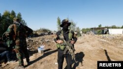 이라크 내 친이란계 민병대 ‘카타이브 헤즈볼라(KH)’ 대원들. (자료사진)