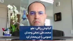 کیانوش رزاقی: عفو محمدعلی نجفی وجدان عمومی را جریحه‌دار کرد