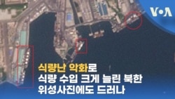 식량난 악화로 식량 수입 크게 늘린 북한...위성사진에도 드러나