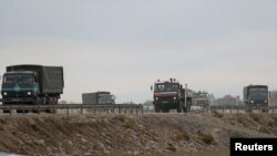 Rusiya sülhməramlıları kontingeti Qarabağın mülki əhalisi üçün humanitar yüklər çatdırır. 