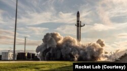 Запуск ракеты «Электрон»