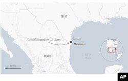 Gunmen kidnapped four U.S. citizens who crossed into Mexico from Texas last week to buy medicine and got caught in a shootout.
