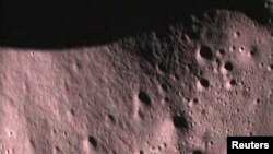 This handout picture provided by the Indian Space Research Organisation (ISRO) shows the surface of the moon taken by Moon Impact Probe. (REUTERS/Indian Space Research Organisation/Handout)