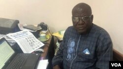 François Djekonbé président de l'USPR (VOA Afrique/André Kodmadjingar). 