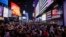 FILE - Revelers celebrate in Times Square as they attend the New Year's Eve celebrations on Dec. 31, 2022 in New York.
