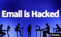 이메일이 해킹 당했다는 문구가 담긴 일러스트레이션 (자료사진)