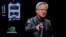 美国芯片业巨头英伟达（NVIDIA）首席执行官黄仁勋在台北的一次演讲活动中讲话。（2024年6月2日）