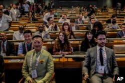 Delegates from the Group of 20 nations attend a tourism meeting in Srinagar, Indian controlled Kashmir, May 22, 2023.