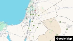 نقشه اسرائیل