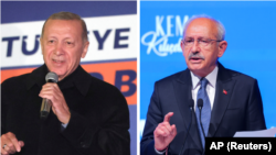 Rajab Toyyip Erdog'an va raqibi Kamol Qilichdoro'g'li, Anqara, 15-may, 2023