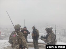 Detalji sa današnje vježbe JTAC timovima iz sastava Specijalnih snaga Vojske SAD-a i Oružanih snaga BiH. (Foto: Ambasada SAD)