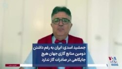جمشید اسدی: ایران به رغم داشتن دومین منابع گازی جهان هیچ جایگاهی در صادرات گاز ندارد 