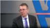 Latvian Foreign Minister Edgars Rinkevics speaks with VOA's Georgian Service, March 29, 2023.