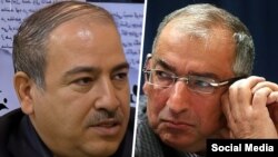 از راست: صادق زیباکلام، استاد علوم سیاسی، و محمدرضا سعدی، مدیرمسئول جهان صنعت