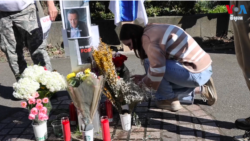 សកម្មជនបក្សប្រឆាំងរុស្ស៊ីនៅទីក្រុង Seattle ចងចាំលោក Navalny ខណៈលោក Putin អះអាងទទួលជ័យជម្នះក្នុងការបោះឆ្នោត