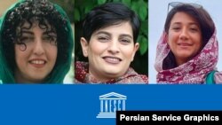 نیلوفر حامدی، الهه محمدی و نرگس محمدی به عنوان برنده‌های امسال جایزه بین‌المللی آزادی مطبوعات یونسکو موسوم به «گیلرمو کانو» شناخته شده‌اند