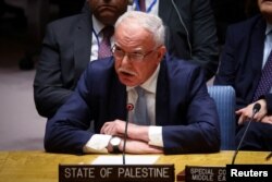 Falastin Tashqi ishlar vaziri Riyod al-Malikiy BMTda Falastin davlatini tan olish vaqti kelganini aytdi.