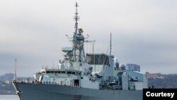 캐나다 해군 호위함 '몬트리올'. 사진 = 캐나다 국방부.