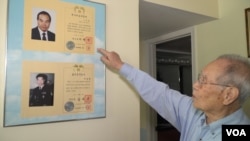 미국 버지니아주 폴스처치에 사는 평안북도 태천 출신의 89살 이승엽 할아버지.