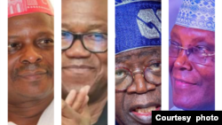 Manyan 'yan takarar shugaban kasa a Najeriya