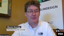 เวาเทอร์ คอนิงส์ ผู้ก่อตั้งและซีอีโอบริษัท Slimdesign ผู้ผลิต PhoneCam