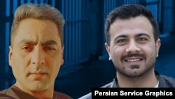 ایمان دستیار (راست) و شهاب محمدیان