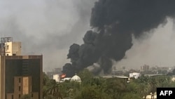 Aholi turarjoylari nishonga olingan jarayon, Xartum, Sudan, 16-aprel, 2023.