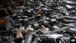 Dobrovoljno predato oružje u skladištu pored Smedereva, 14. maj 2023.