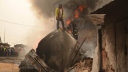 Sango ya Mokili Lelo: Bato koleka batano bakufi na moto ya motuka momemaka petololo na Kinshasa