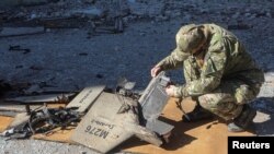 اوکراین چندین پهپاد ساخت ایران را در حمله‌های پهپادی روسیه به این کشور سرنگون کرد- آرشیو