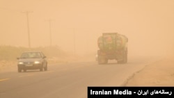 طوفان شن در استان سیستان و بلوچستان (آرشیو)