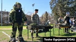 Отворен ден на македонската армија по повод 75 години НАТО и четири години членство во Алијансата. Армиски стадион во Скопје, 23.03.2024