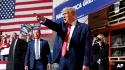 Trump, Cumhuriyetçi başkan aday adaylarının tartışması sırasında Michigan'da miting yaptı- 27 Eylül 2023