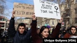 Bakıda 8 Mart aksiyası.