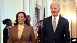 Presiden AS Joe Biden dan Wapres AS Kamala Harris (foto: dok).